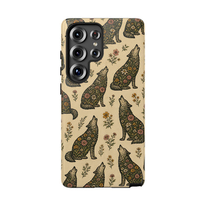 Floral Wolves Tough Case
