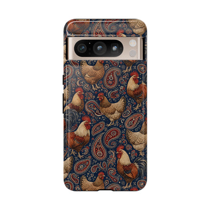 Patriotic Paisley Chickens Tough Case