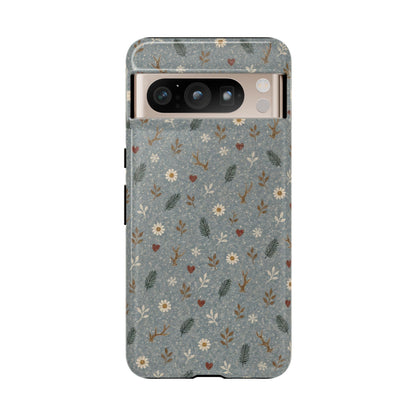 Antler Daisies Snow Tough Case