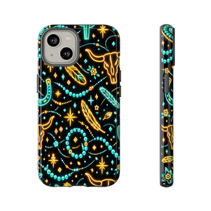Neon Turquoise Tough Case