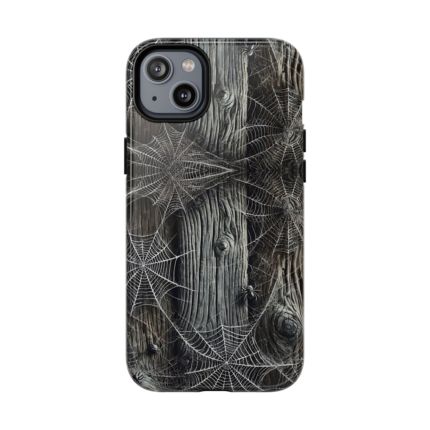 Spiderwebs Barnwood Magnetic Case