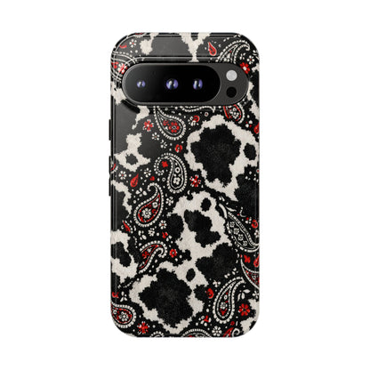 Paisley Cowhide Tough Case