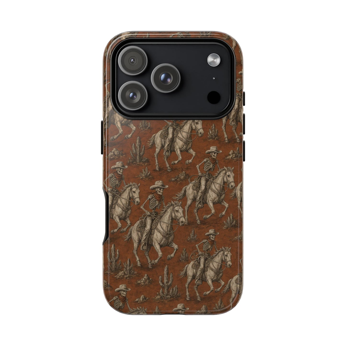 Skeleton Cowboy Ride Tough Case