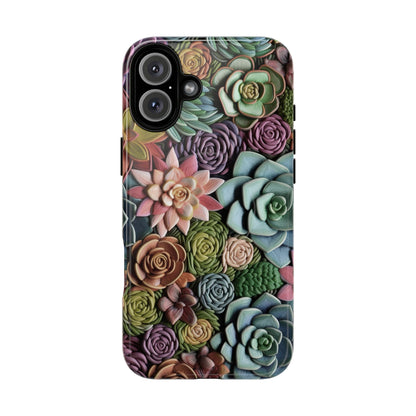 3d Succulent Flower Magnetic Case