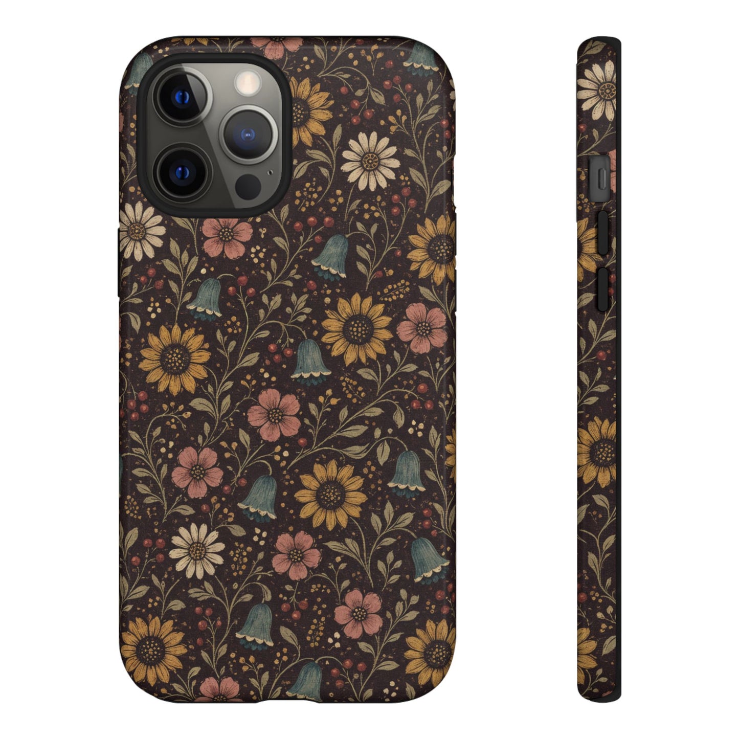 Plum Folk Floral Tough Case