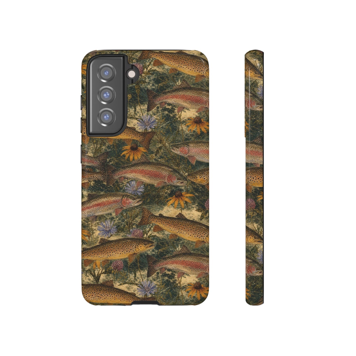Floral Trout Tough Case