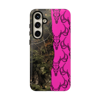 Camo Deer Skulls Pink Tough Case