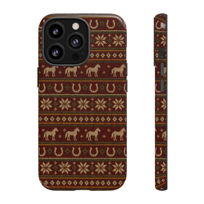 Fair Isle Horses Tough Case