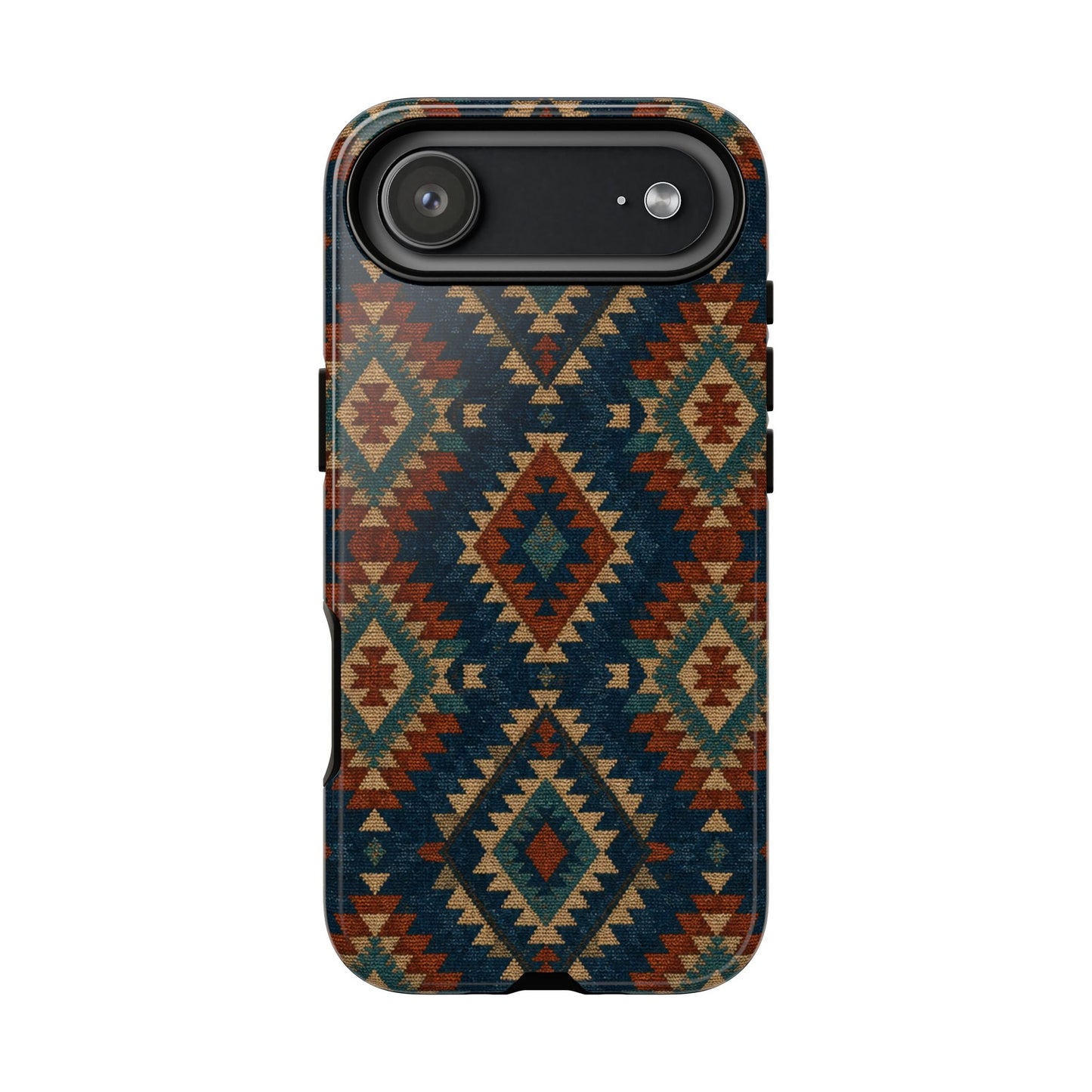 Navy Aztec Tough Case