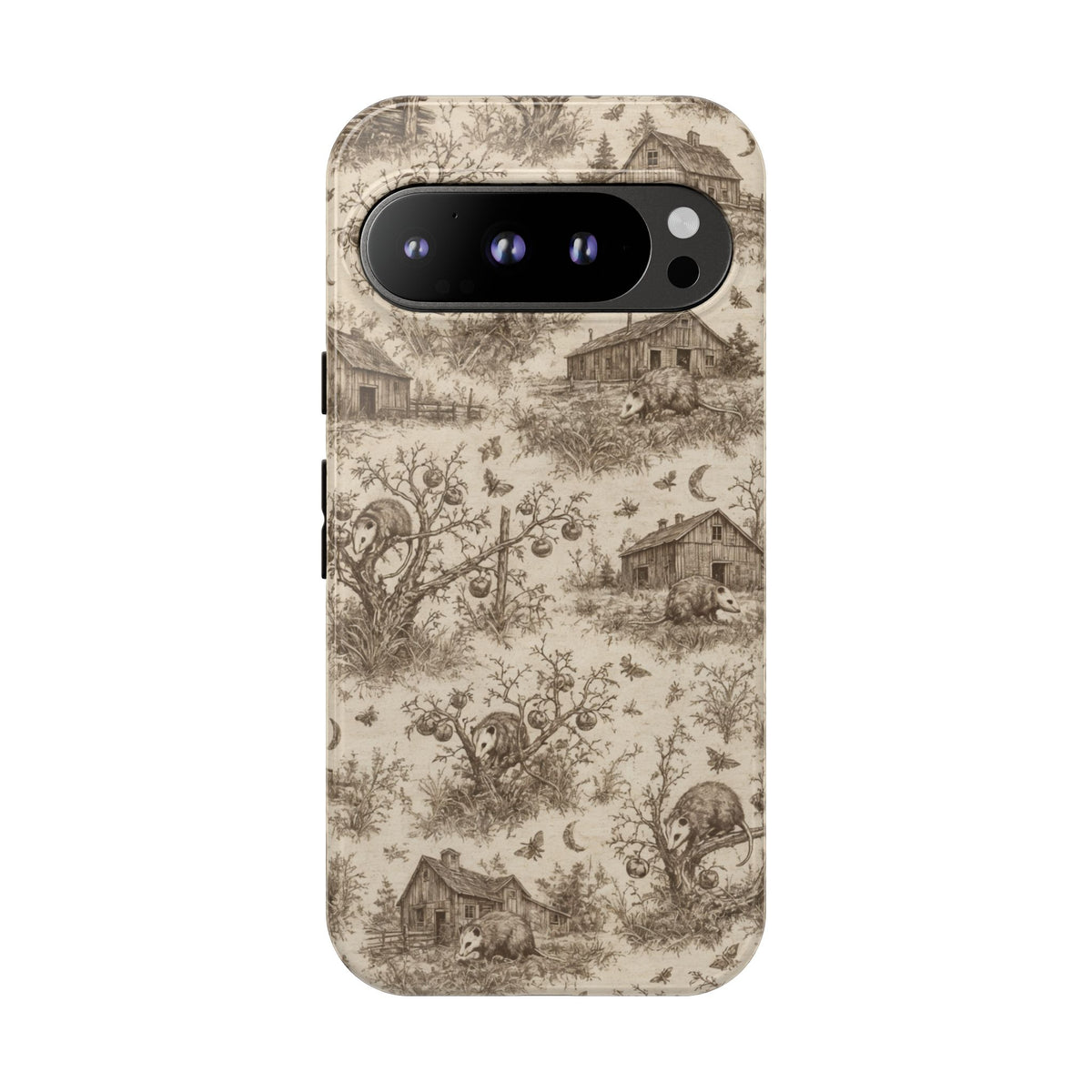Opossum Toile Tough Case