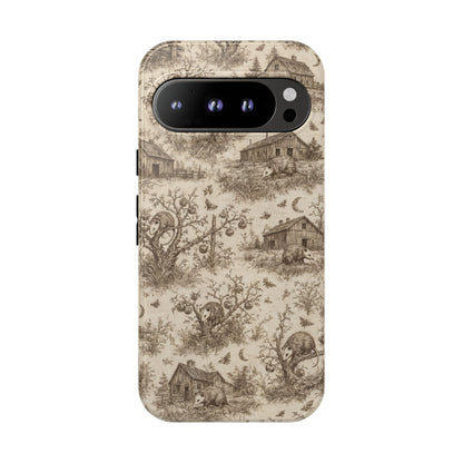 Opossum Toile Tough Case