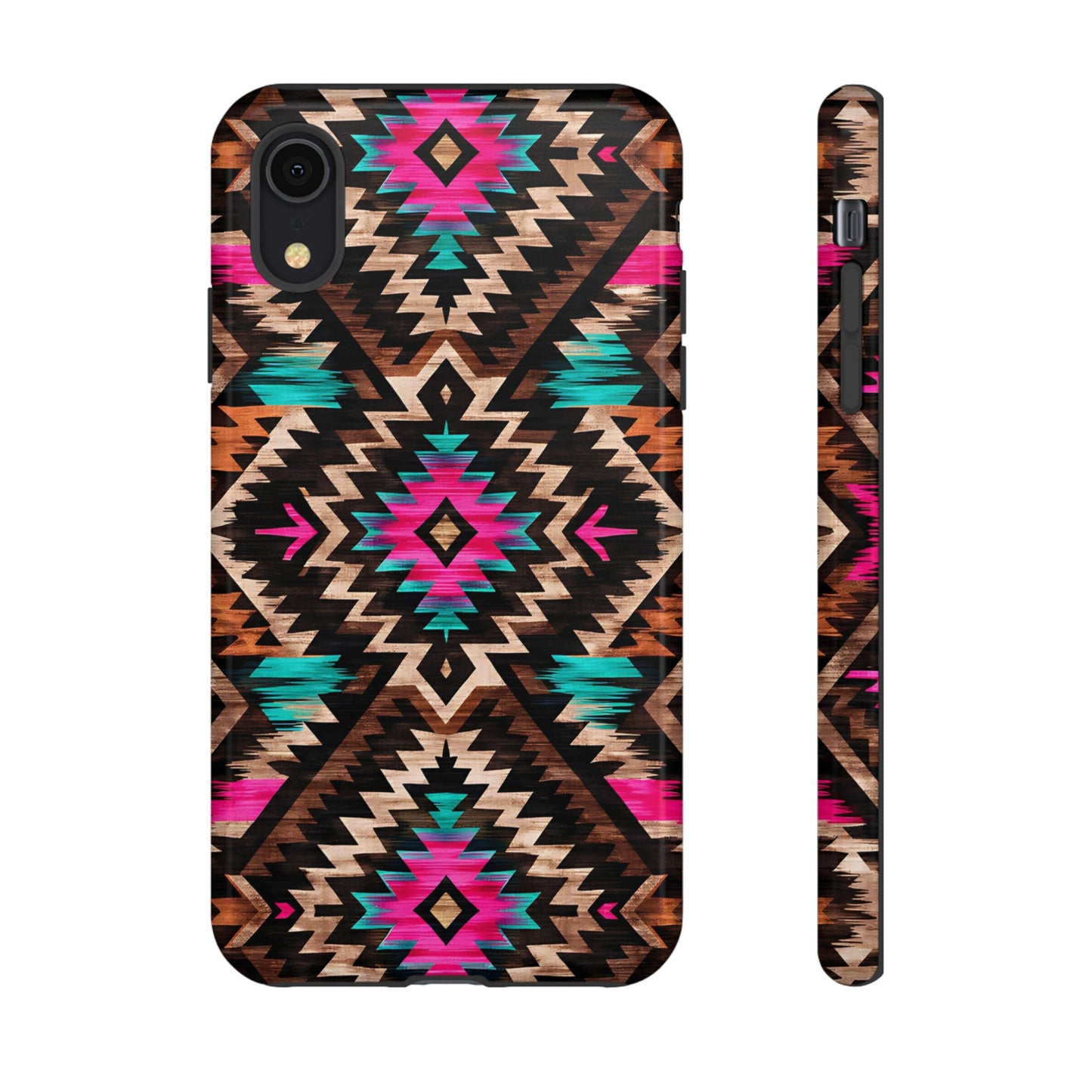 Neon Aztec Rug Tough Case