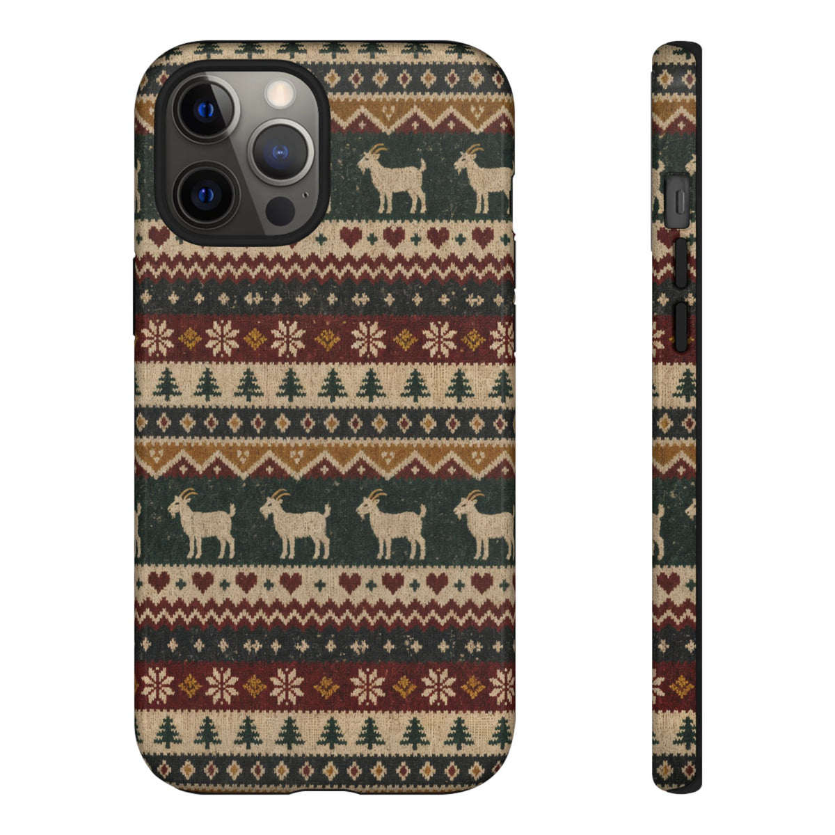Fair Isle Goats Tough Case