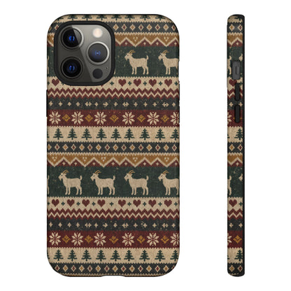 Fair Isle Goats Tough Case