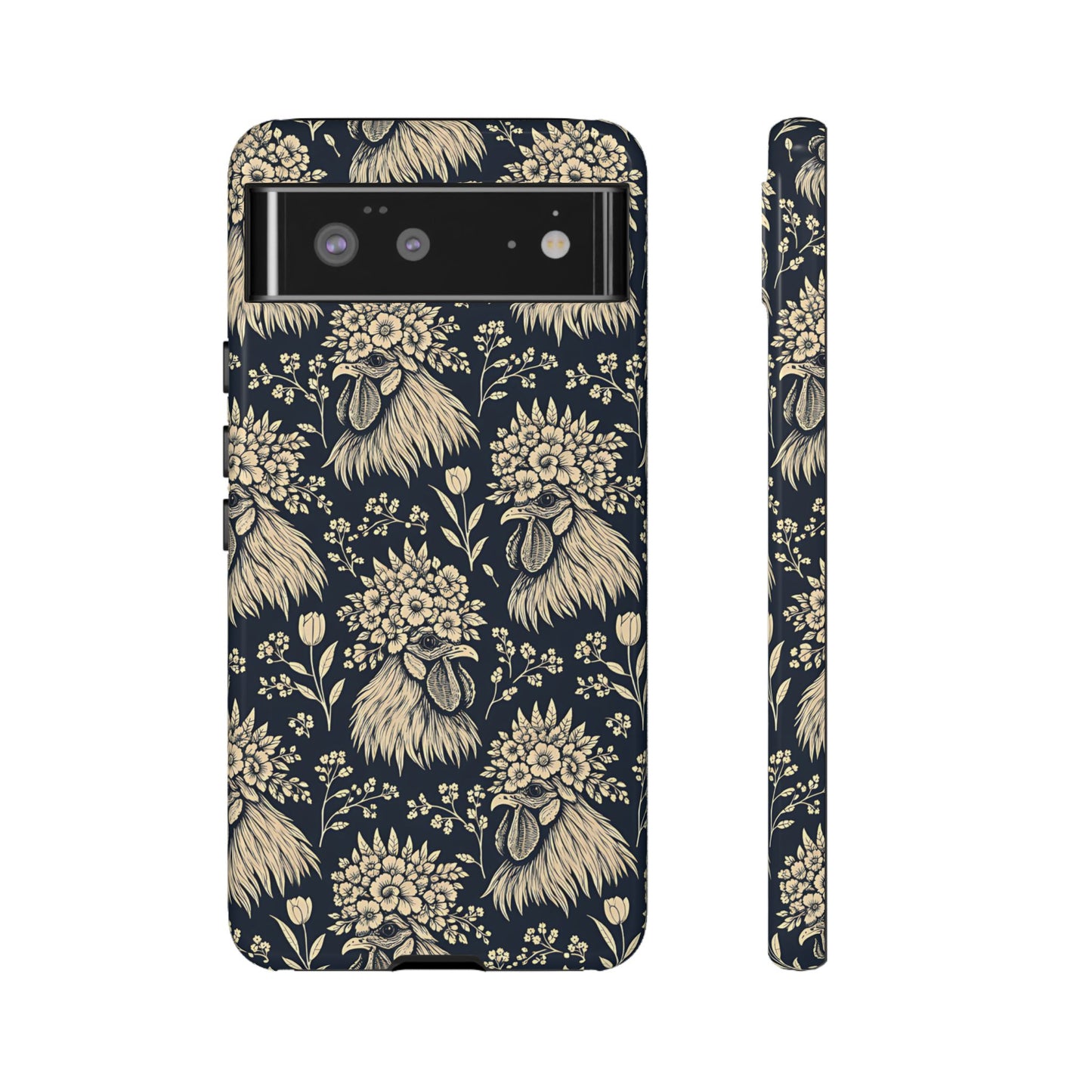 Floral Rooster Tough Case