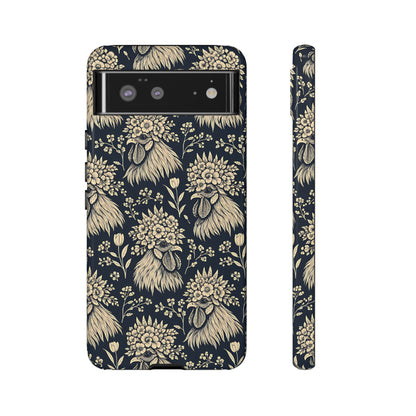 Floral Rooster Tough Case