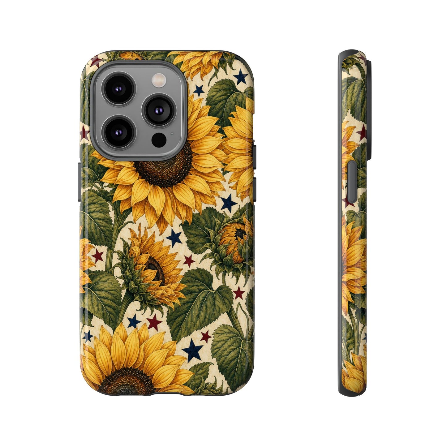 Stars And Sunflowers Tough Case