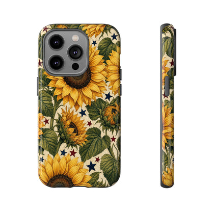 Stars And Sunflowers Tough Case