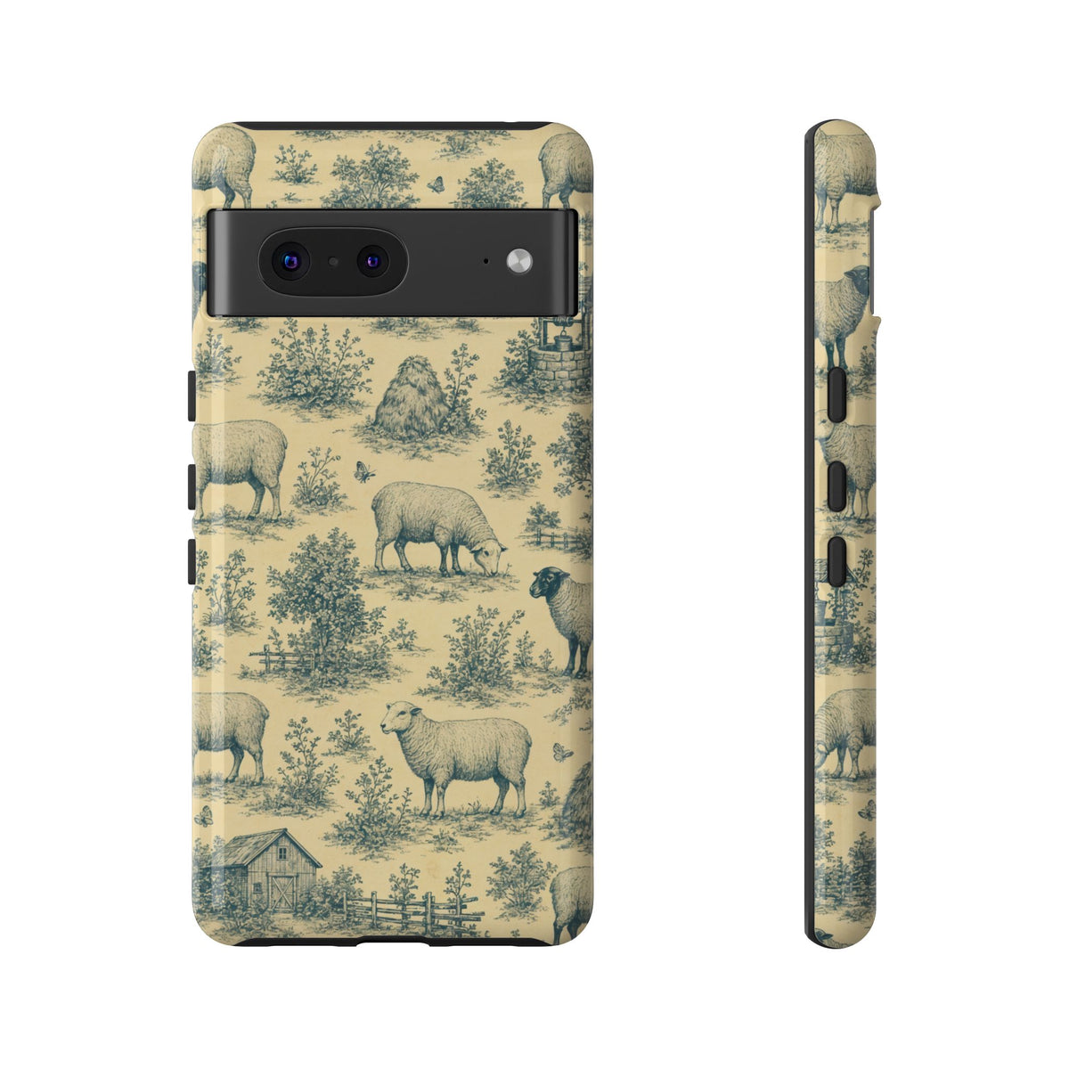 Sheep Toile Tough Case