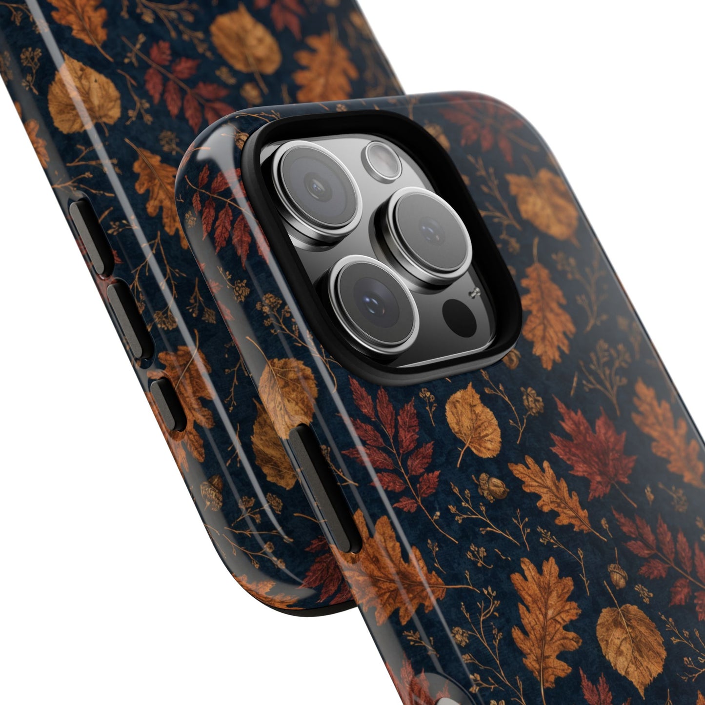 Navy Oak Leaf Tough Case