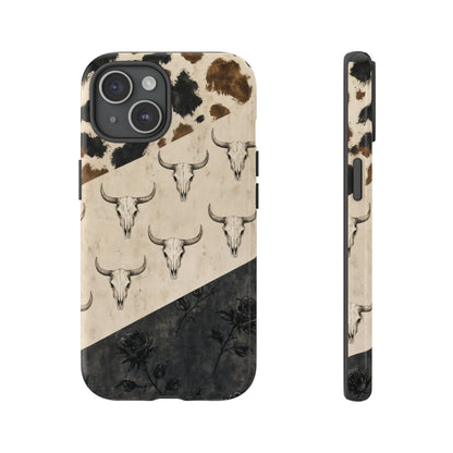 Bull Skull Rose Tough Case