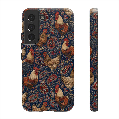 Patriotic Paisley Chickens Tough Case