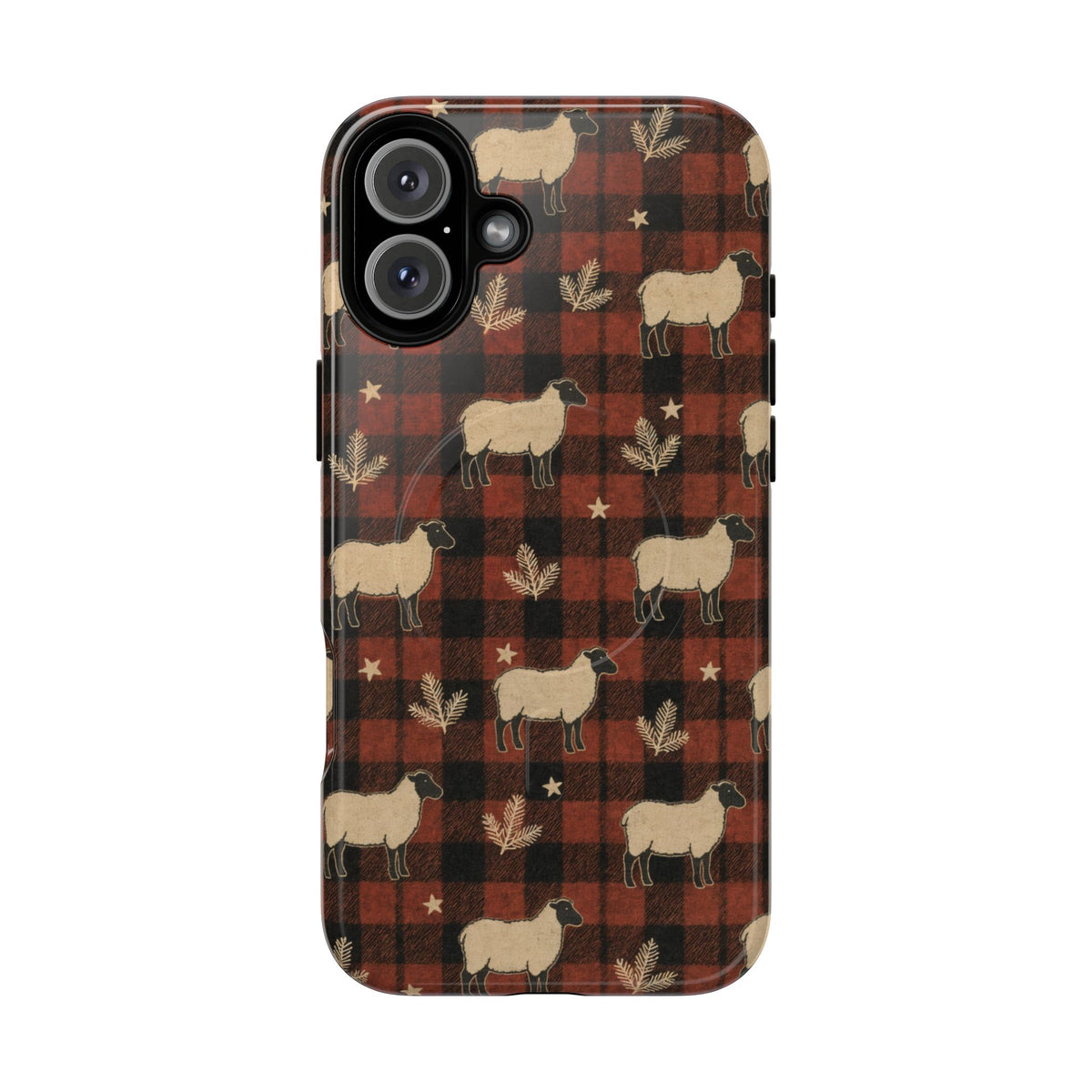 Plaid Sheep Magnetic Case