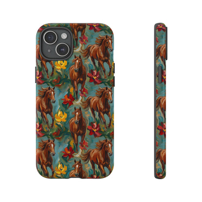 Oil Painted Horses Tough Case
