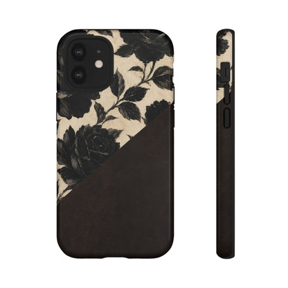 Rose Leather Tough Case