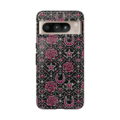 Rhinestone Rose Tough Case