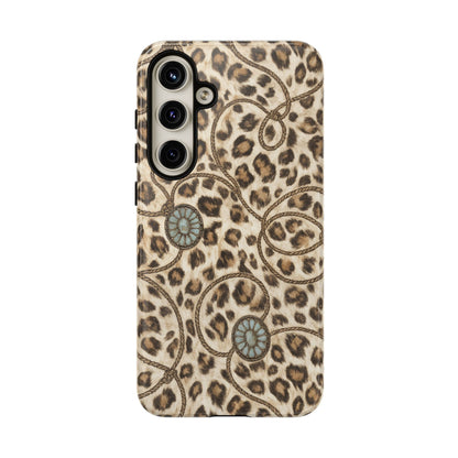 Leopard Rope Conchos Tough Case