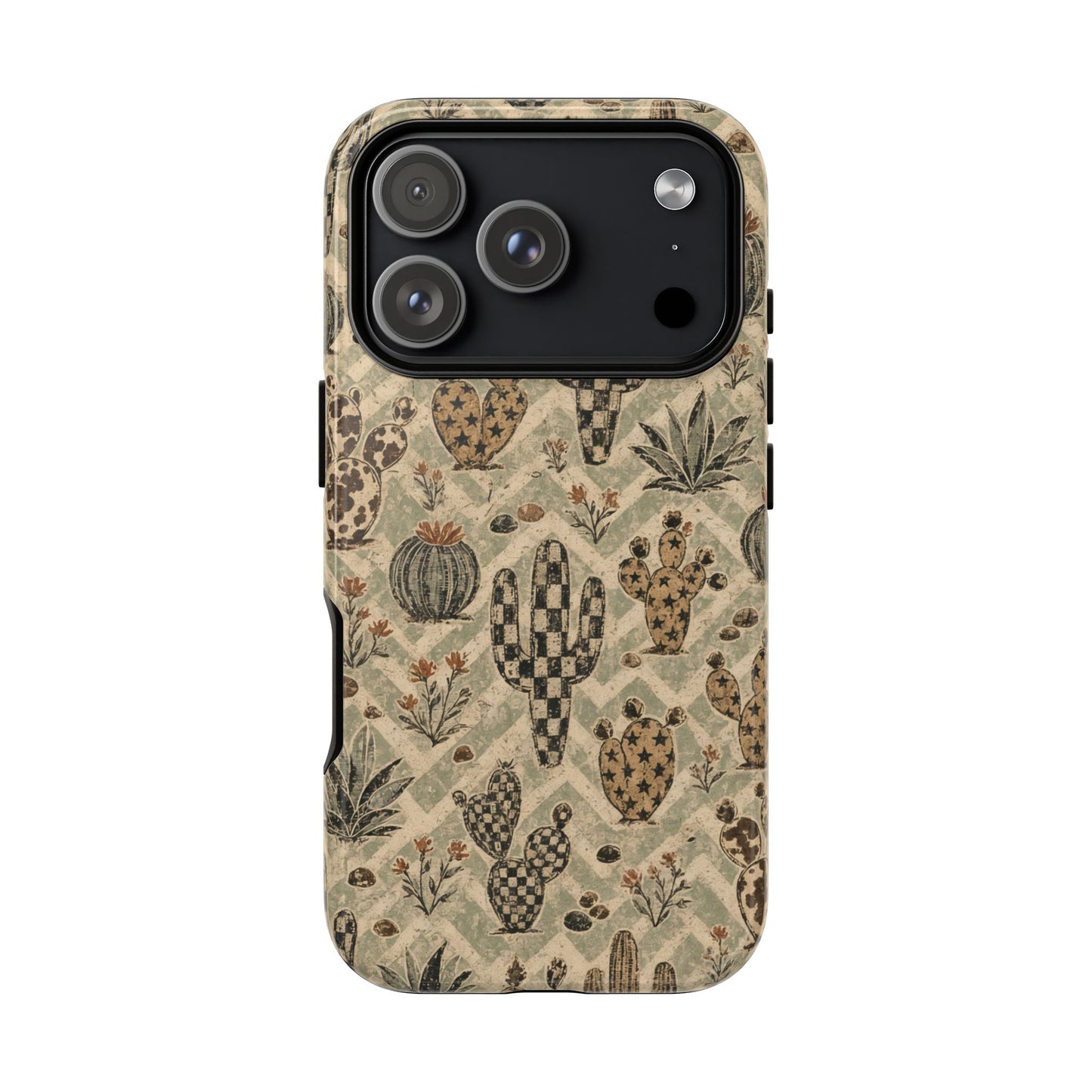 Checkered Cactus Tough Case