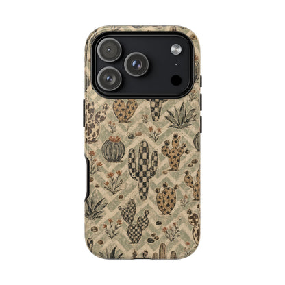 Checkered Cactus Tough Case