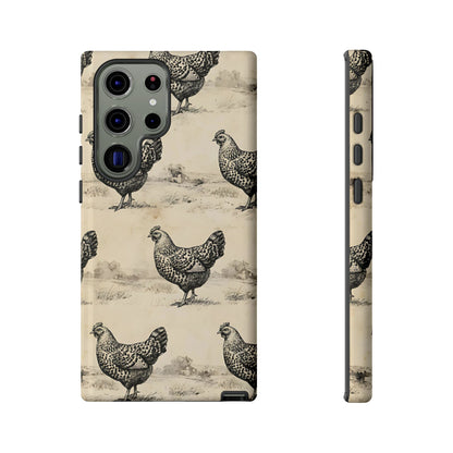 Vintage Chickens Tough Case