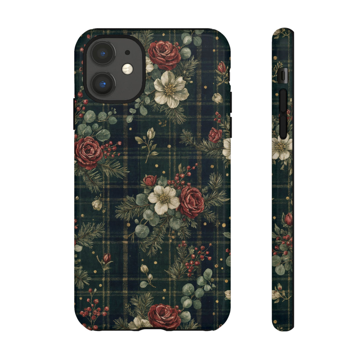 Tartan Roses Tough Case