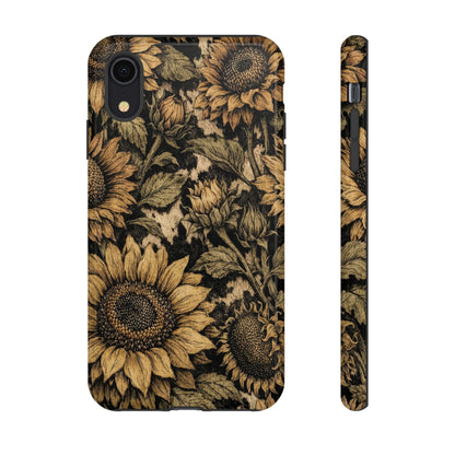 Cowhide Sunflowers Tough Case