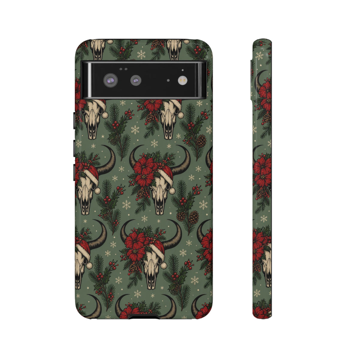 Santa Bull Skulls Tough Case