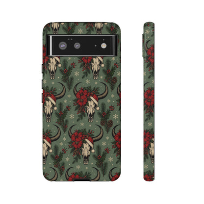 Santa Bull Skulls Tough Case
