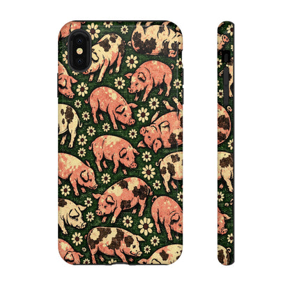 Retro Pigs Tough Case