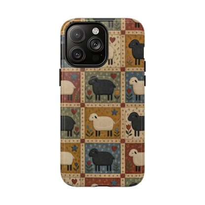 Sheep Quilt Magnetic Case