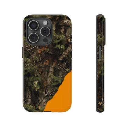 Torn Camo Orange Tough Case