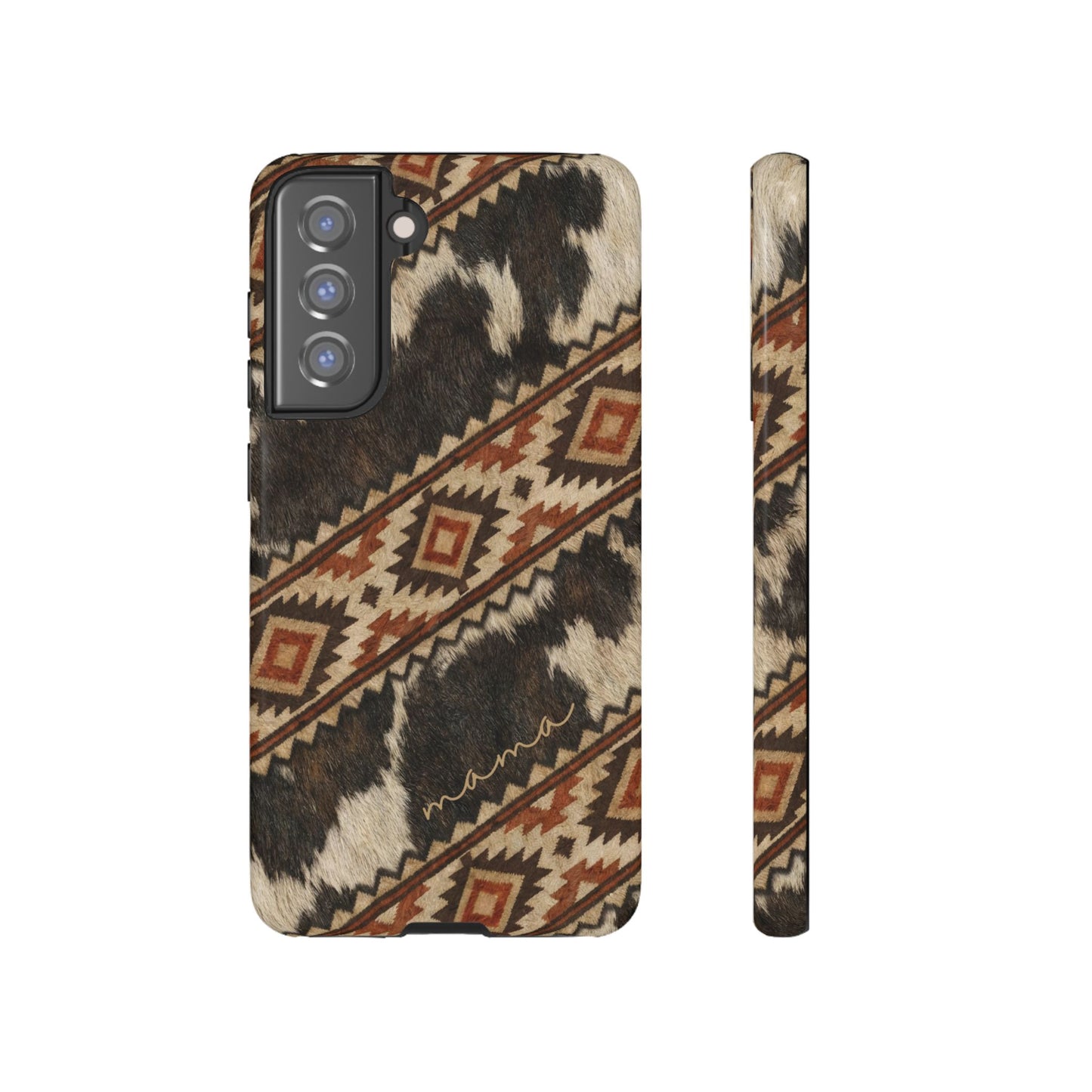Cowhide Aztec Mama Tough Case