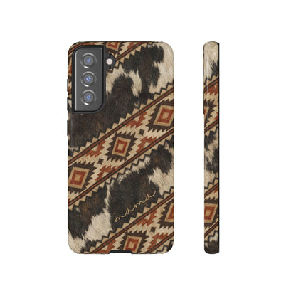 Cowhide Aztec Mama Tough Case