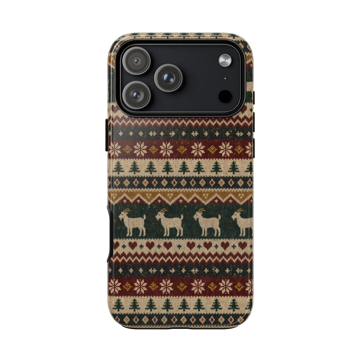Fair Isle Goats Tough Case