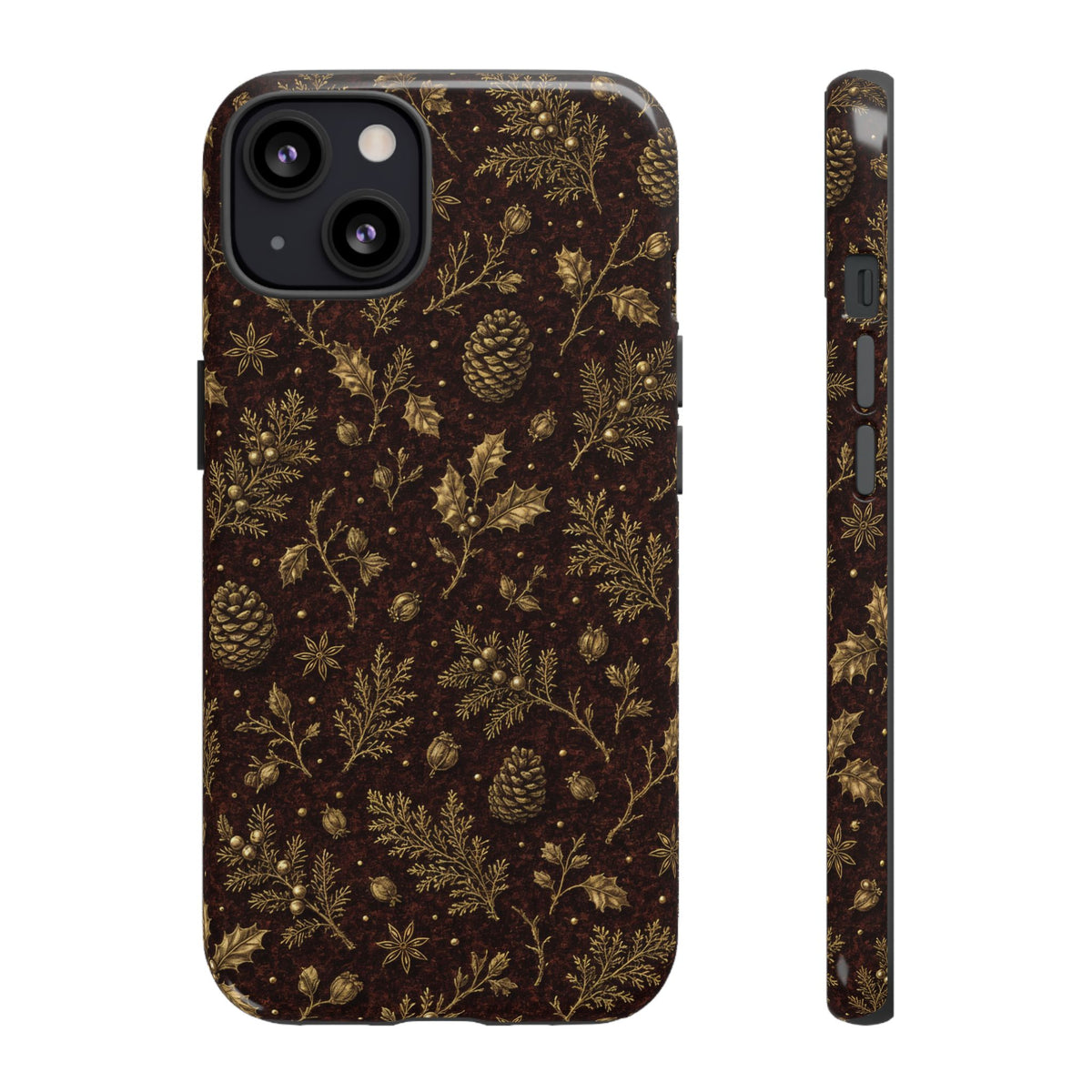 Brass Winter Botanicals Tough Case