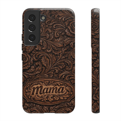 Carved Floral Mama Tough Case