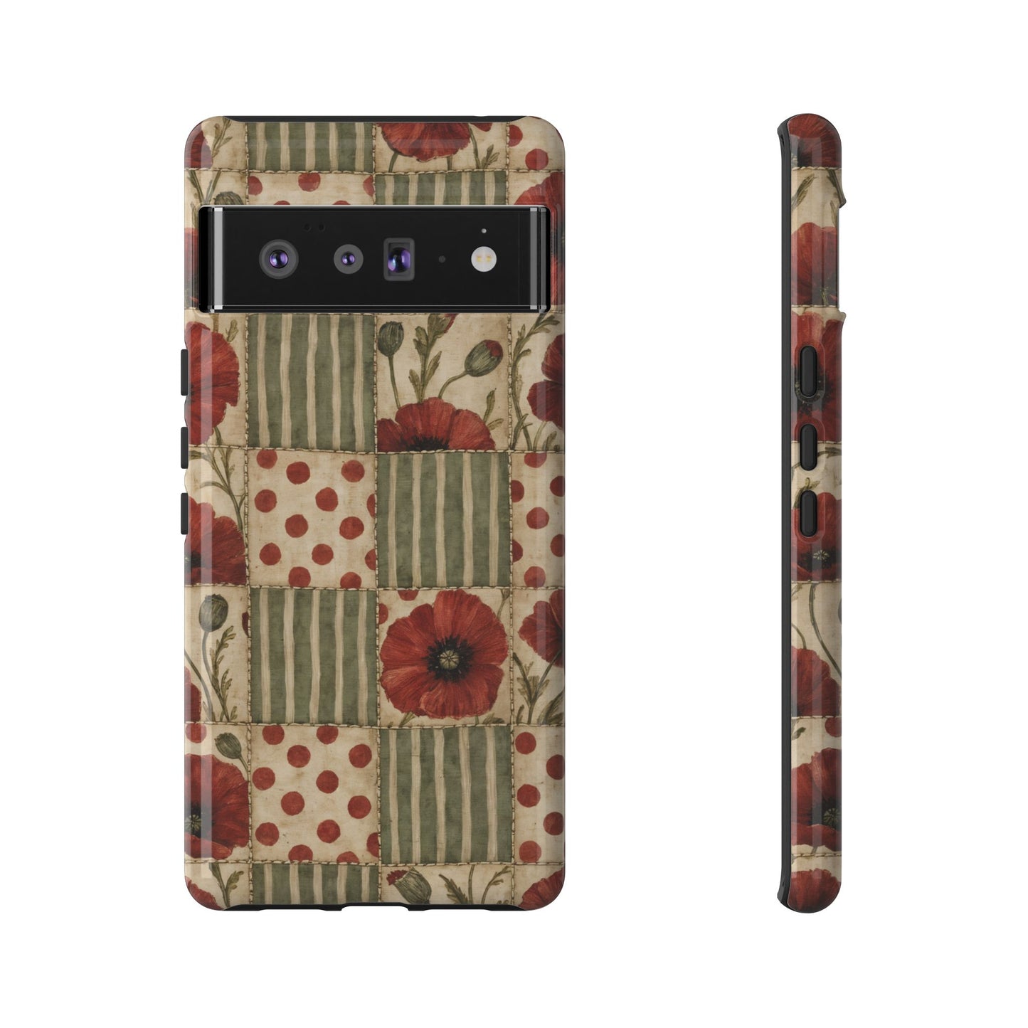 Poppy Patchwork Tough Case