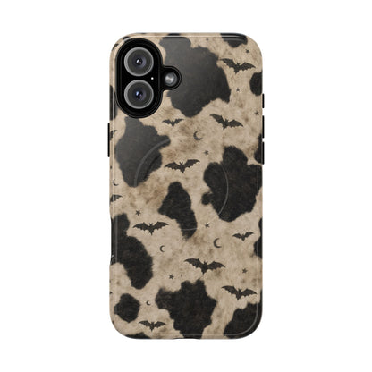 Cowhide Bats Magnetic Case