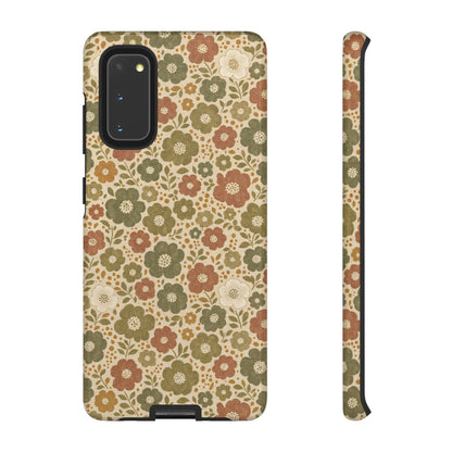 Retro Poppy Field Tough Case