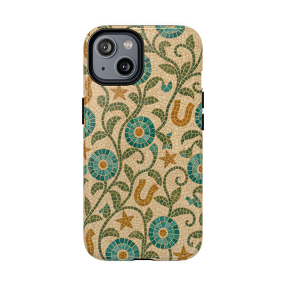 Turquoise Horseshoe Mosaic Magnetic Case